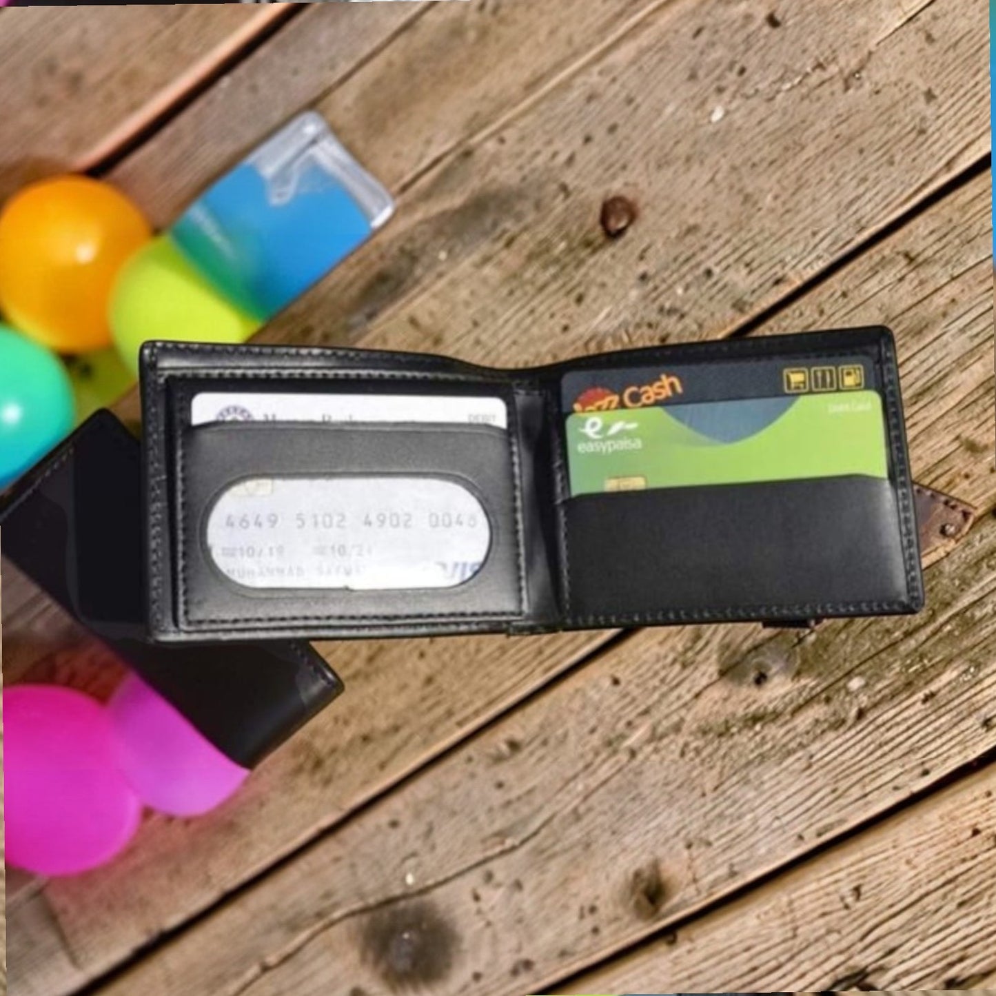 Leather wallet  branded  latest design slim  for men and boys