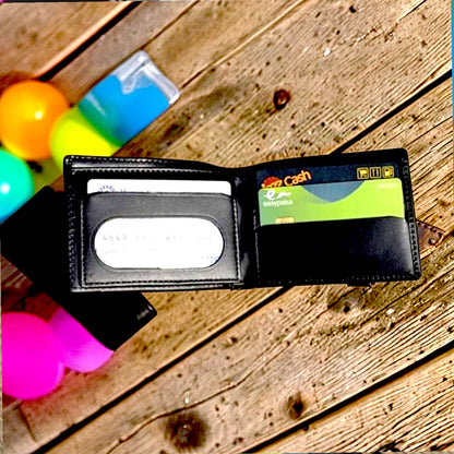 Leather wallet  branded  latest design slim  for men and boys