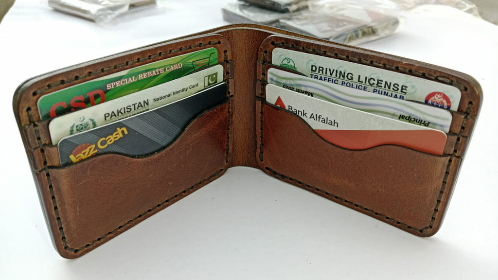 Bi-fold Handmade Leather Wallets for Men